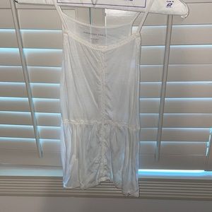 White spaghetti strap top